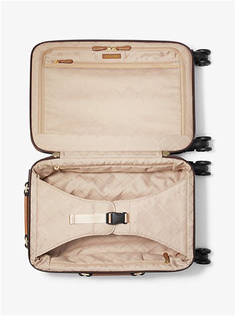 michael kors bedford travel extra-large logo stripe suitcase 30f9g07n4b-252|Bedford Travel Extra.